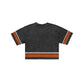 Chicago Bears Women's Vintage Stripe Cropped T-Shirt
