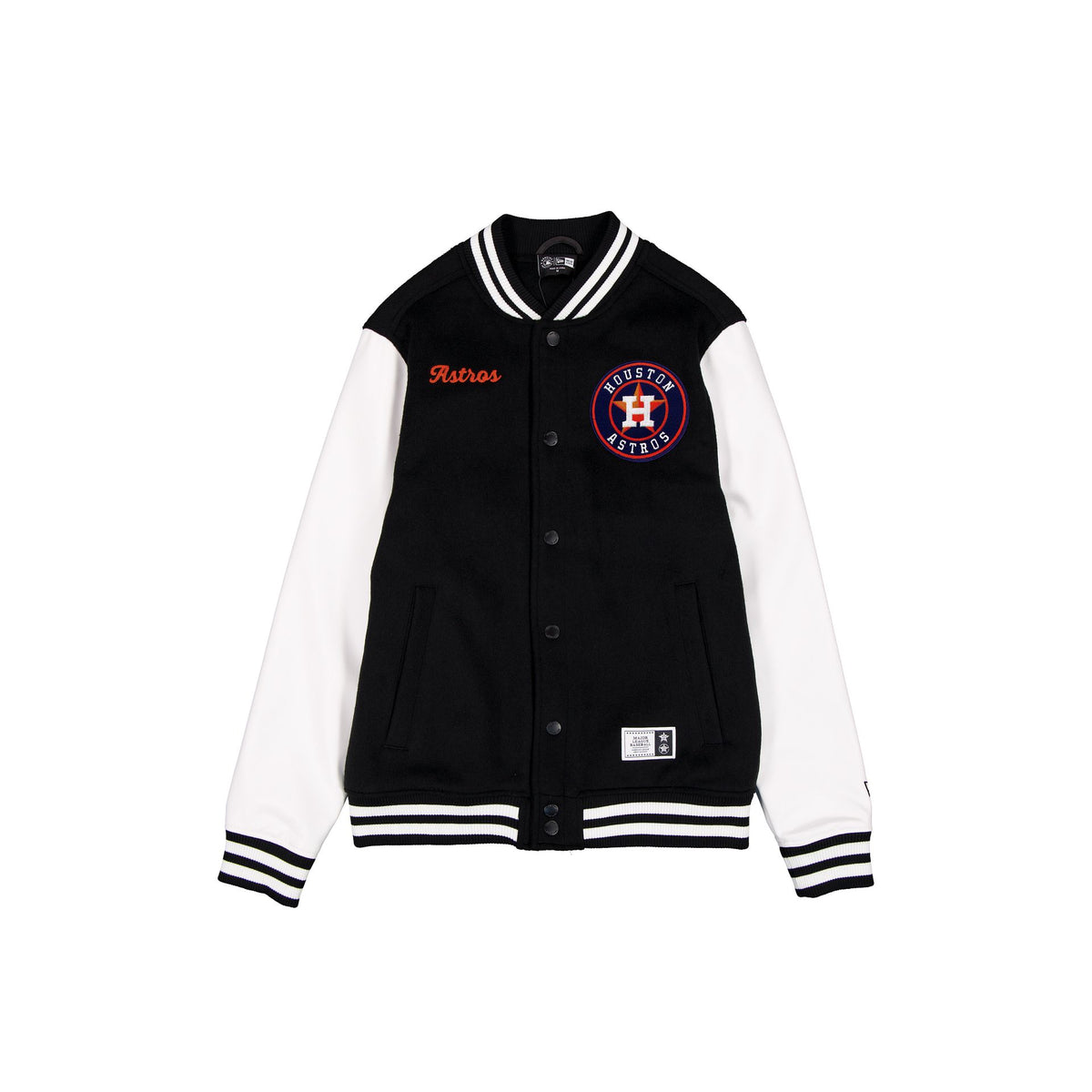 Houston Astros Black & White Varsity Jacket