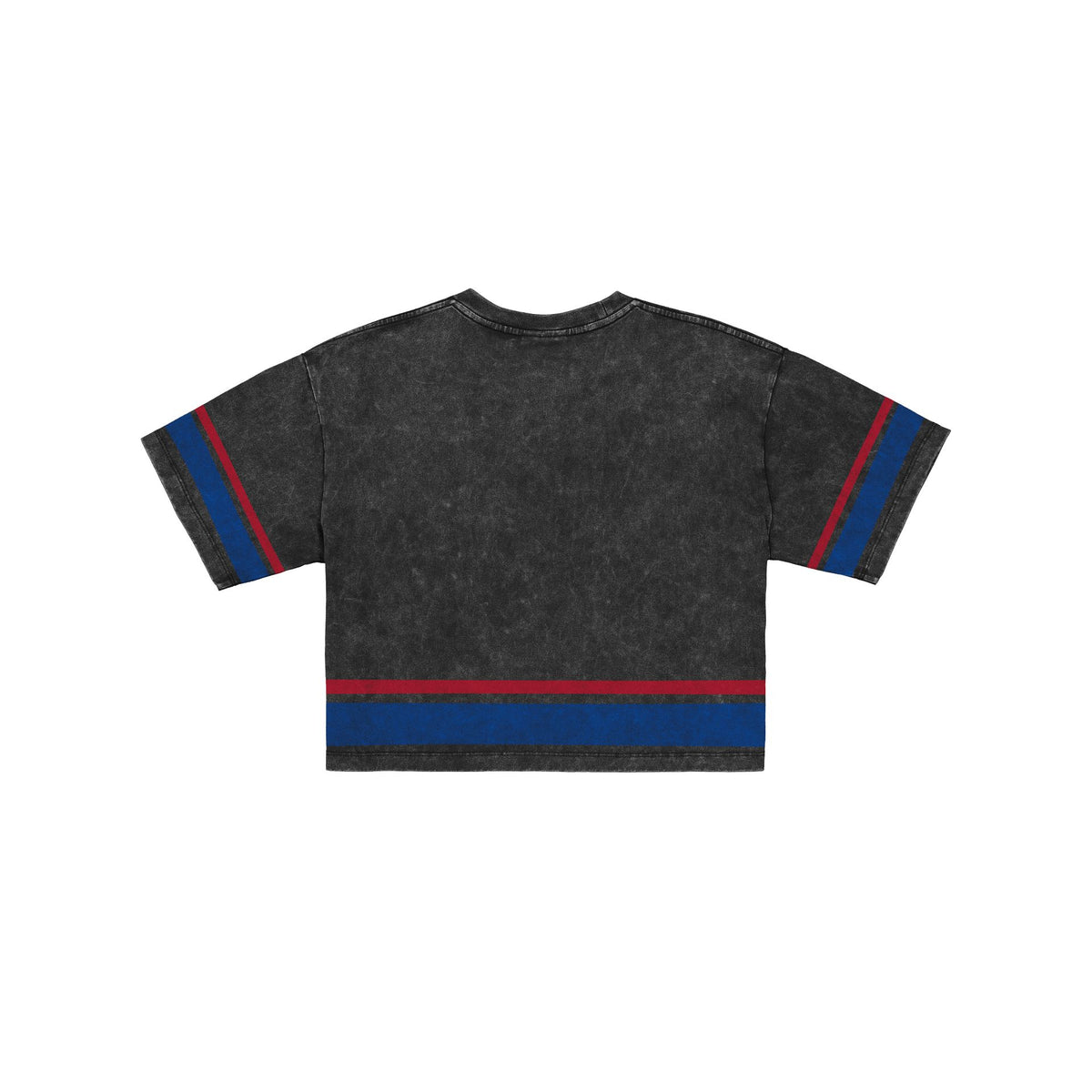 Chicago Cubs Women's Vintage Stripe Cropped T-Shirt