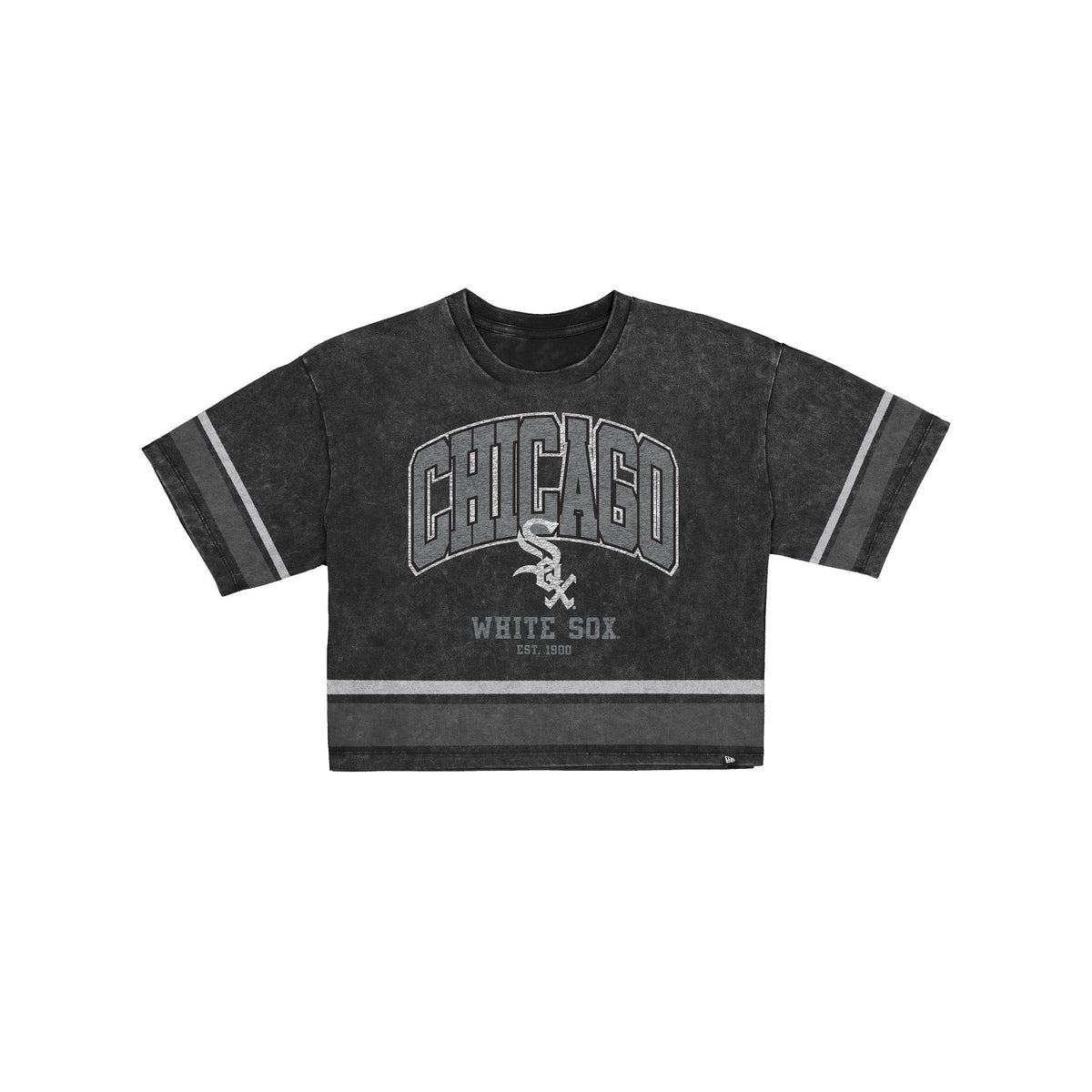 Chicago White Sox Women's Vintage Stripe Cropped T-Shirt