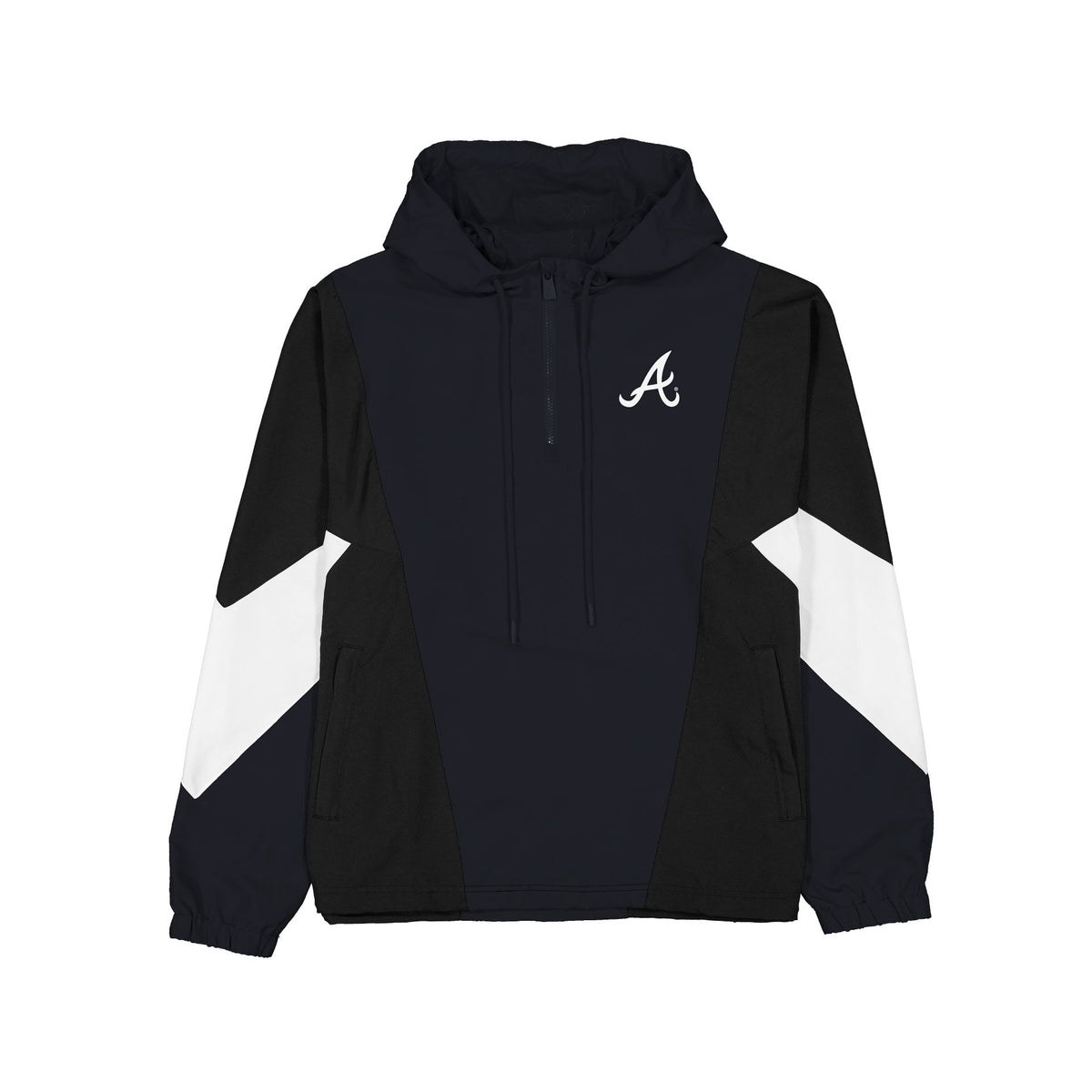 Atlanta Braves Multicolor Quarter Zip Windbreaker
