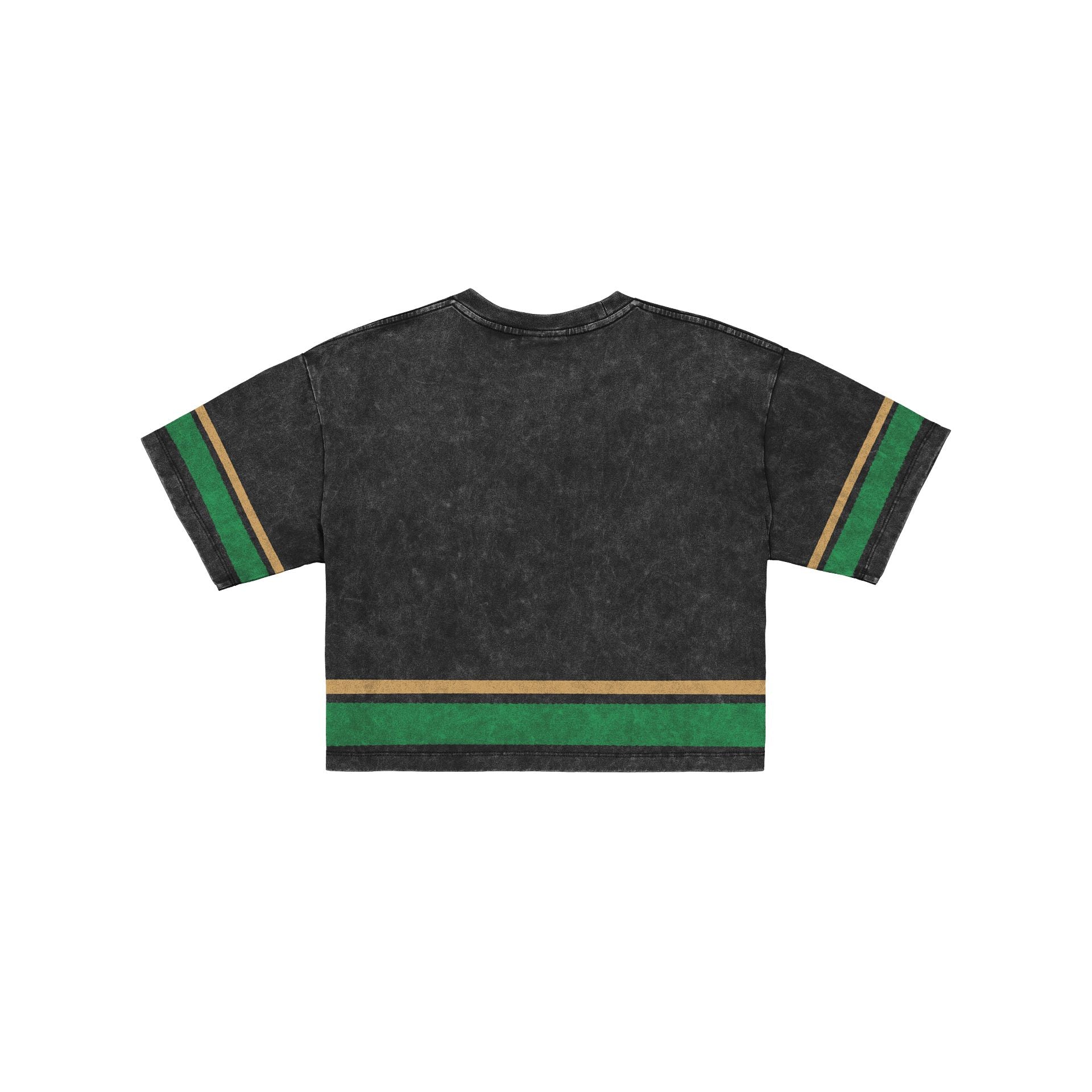 Boston Celtics Women's Vintage Stripe Cropped T-Shirt