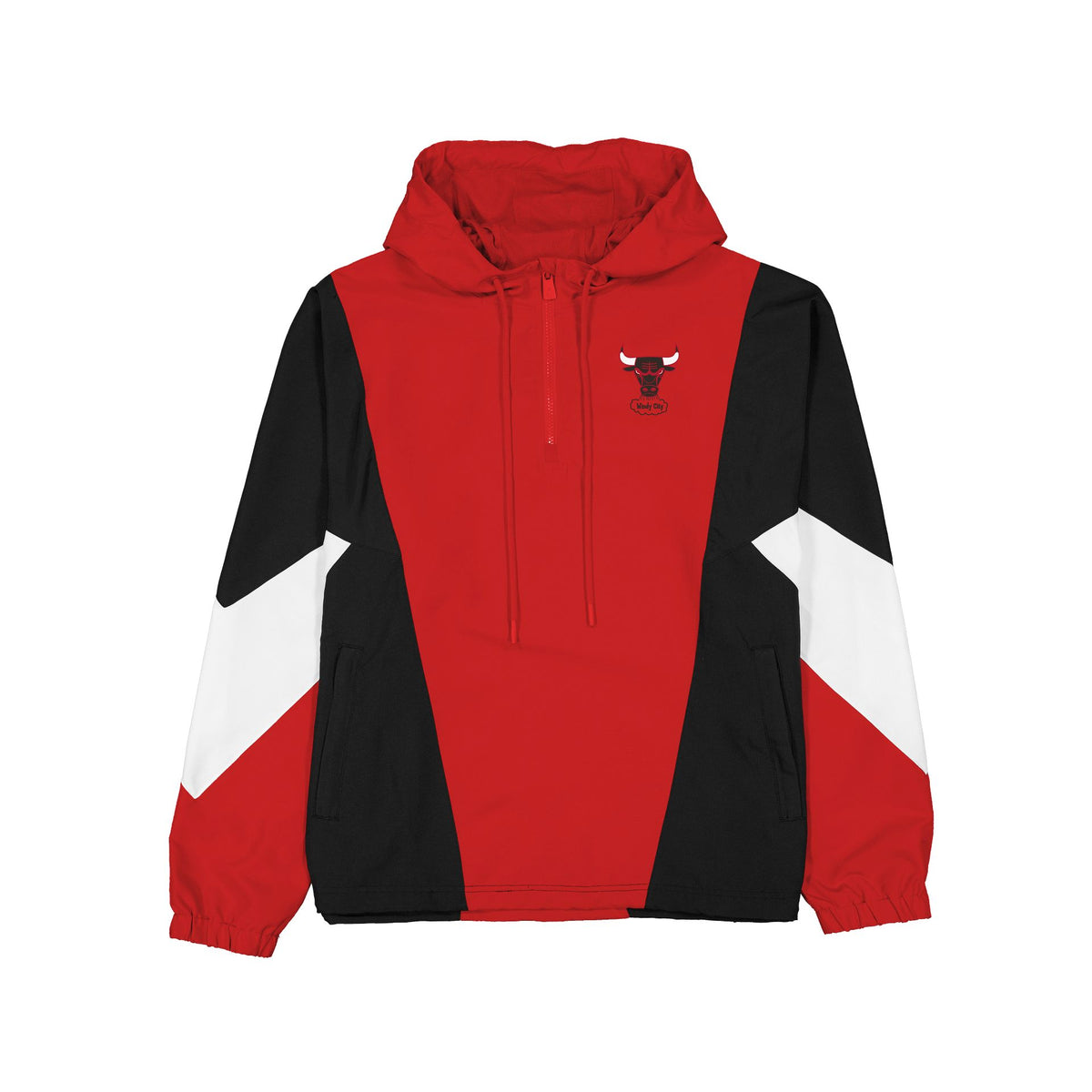 Chicago Bulls Multicolor Quarter Zip Windbreaker