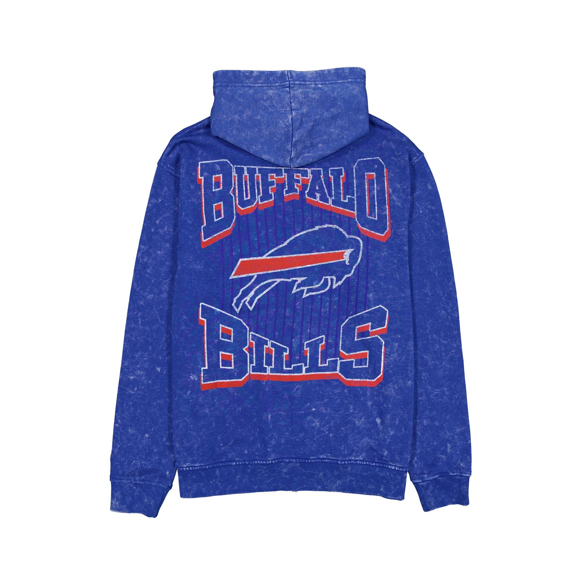 Buffalo Bills Washed Graphic Full-Zip Hoodie