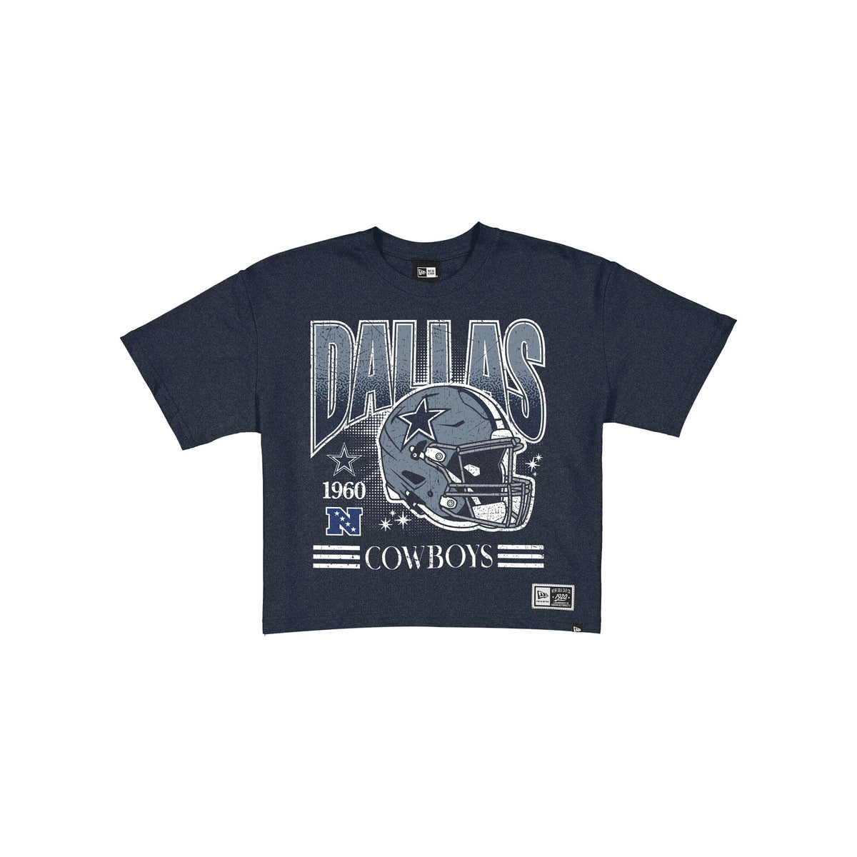 Dallas Cowboys Women's Throwback Cropped Graphic T-Shirt