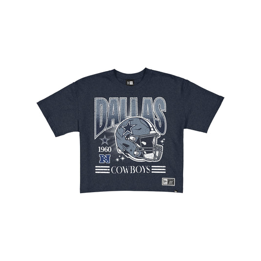 Dallas Cowboys Women's Throwback Cropped Graphic T-Shirt