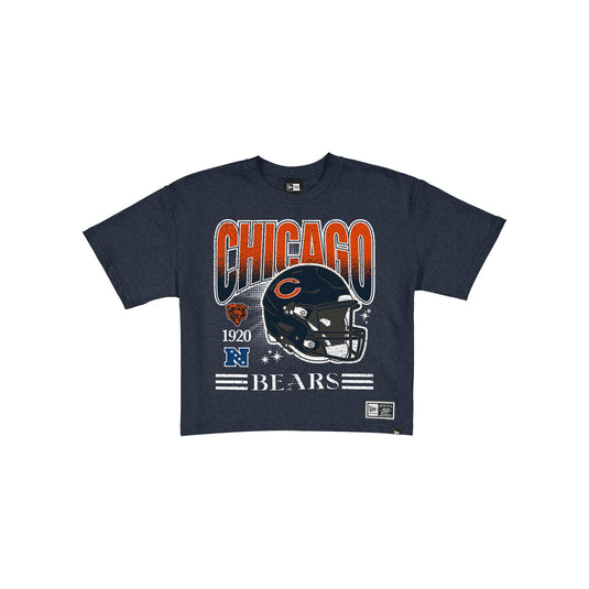 Chicago Bears Women's Throwback Cropped Graphic T-Shirt
