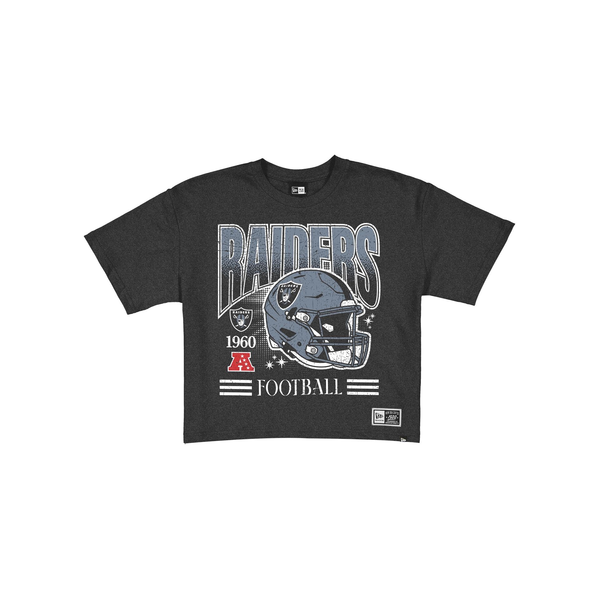 Las Vegas Raiders Women's Throwback Cropped Graphic T-Shirt