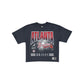 Atlanta Braves Women's Throwback Cropped Graphic T-Shirt