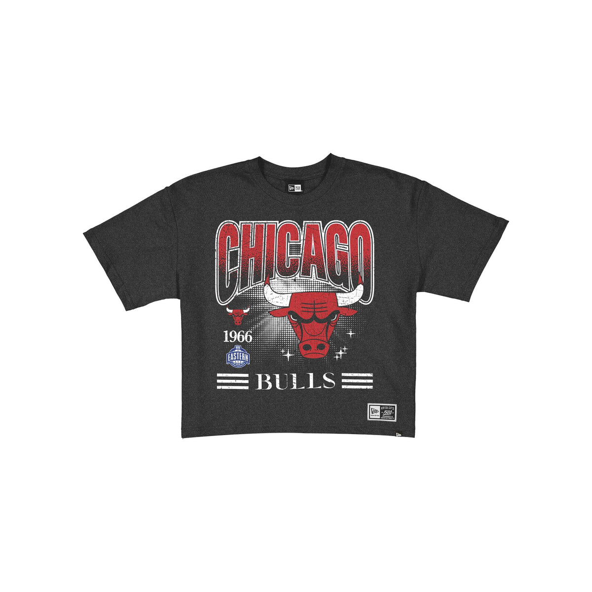 Chicago Bulls Women's Throwback Cropped Graphic T-Shirt