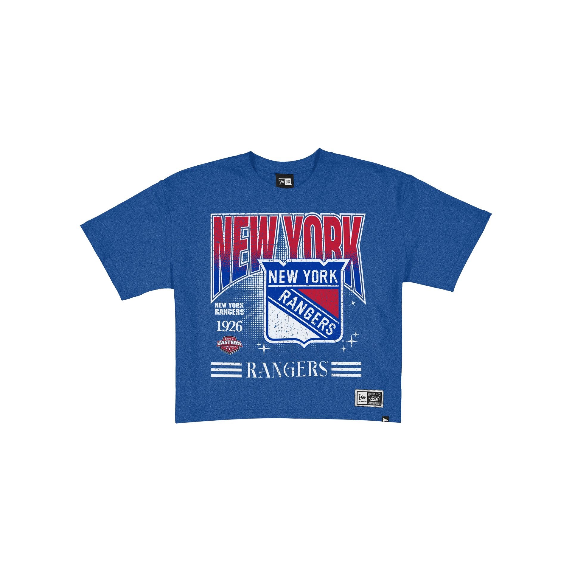 New York Rangers Women's Throwback Cropped Graphic T-Shirt