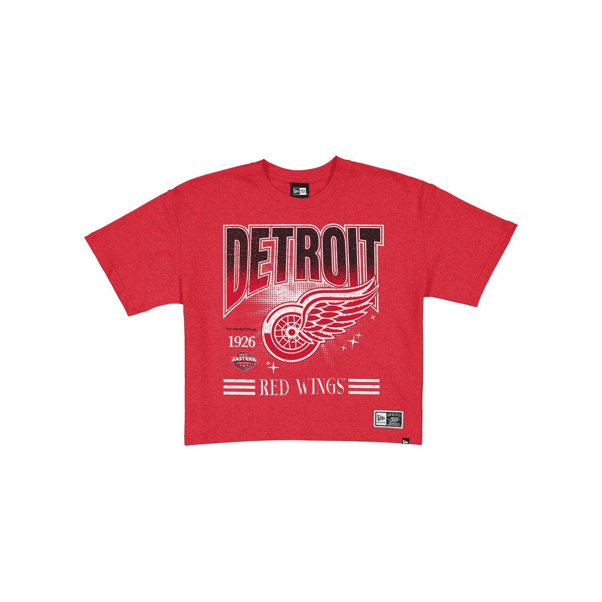 Detroit Red Wings Women's Throwback Cropped Graphic T-Shirt