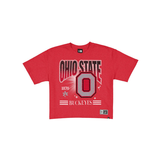Ohio State Buckeyes Women's Throwback Cropped Graphic T-Shirt