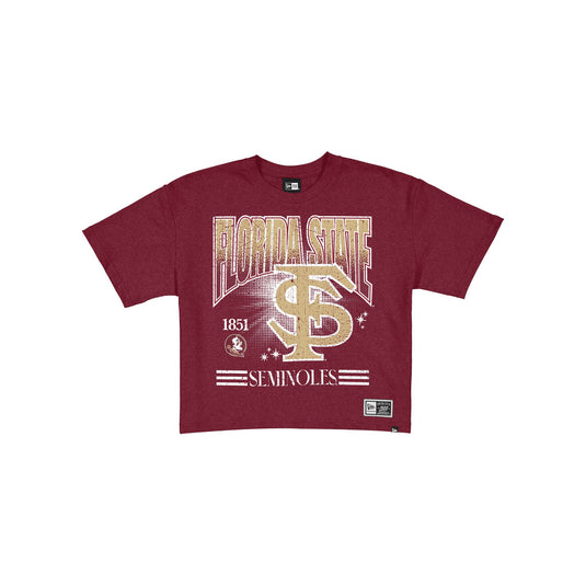 Florida State Seminoles Women's Throwback Cropped Graphic T-Shirt