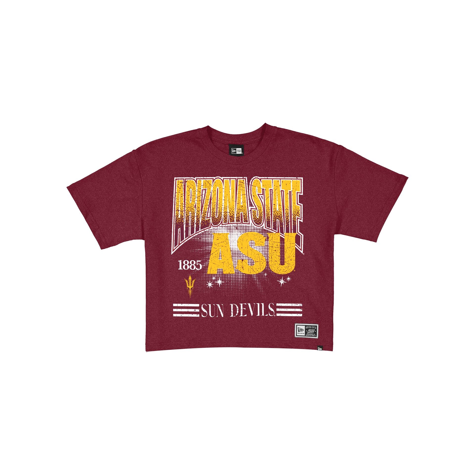 Arizona State Sun Devils Women's Throwback Cropped Graphic T-Shirt
