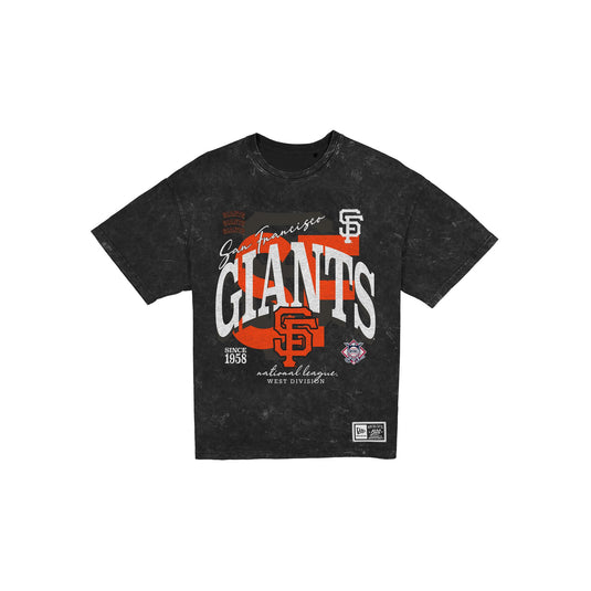 San Francisco Giants Women's Throwback Oversized Washed T-Shirt