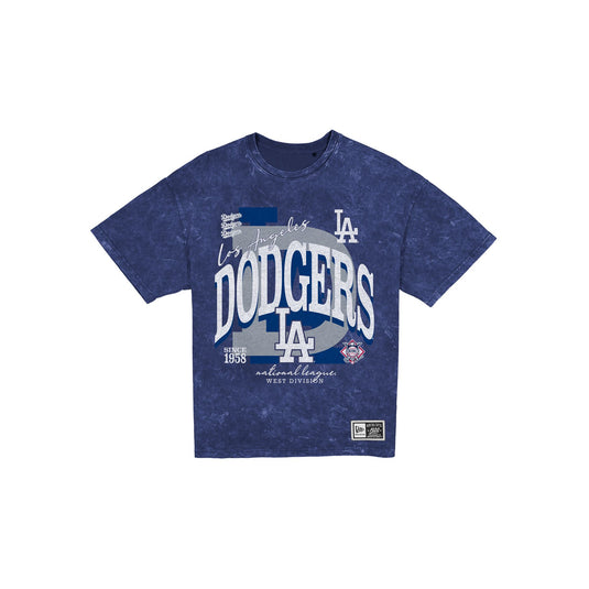 Los Angeles Dodgers Women's Throwback Oversized Washed T-Shirt