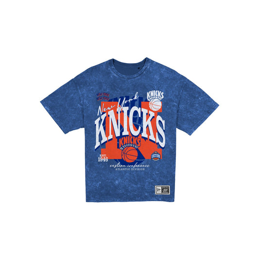 New York Knicks Women's Throwback Oversized Washed T-Shirt
