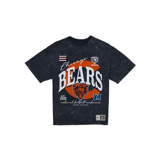 Chicago Bears Women's Throwback Oversized Washed T-Shirt