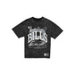 Buffalo Bills Women's Throwback Oversized Black Washed T-Shirt