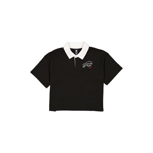 Buffalo Bills Women's Cropped Black Polo