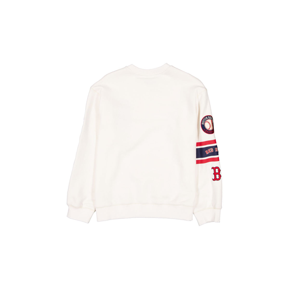 Boston Red Sox Women's Chrome White Varsity Crewneck