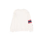 Atlanta Braves Women's Chrome White Varsity Crewneck