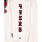 San Francisco 49ers Women's Chrome White Varsity Crewneck