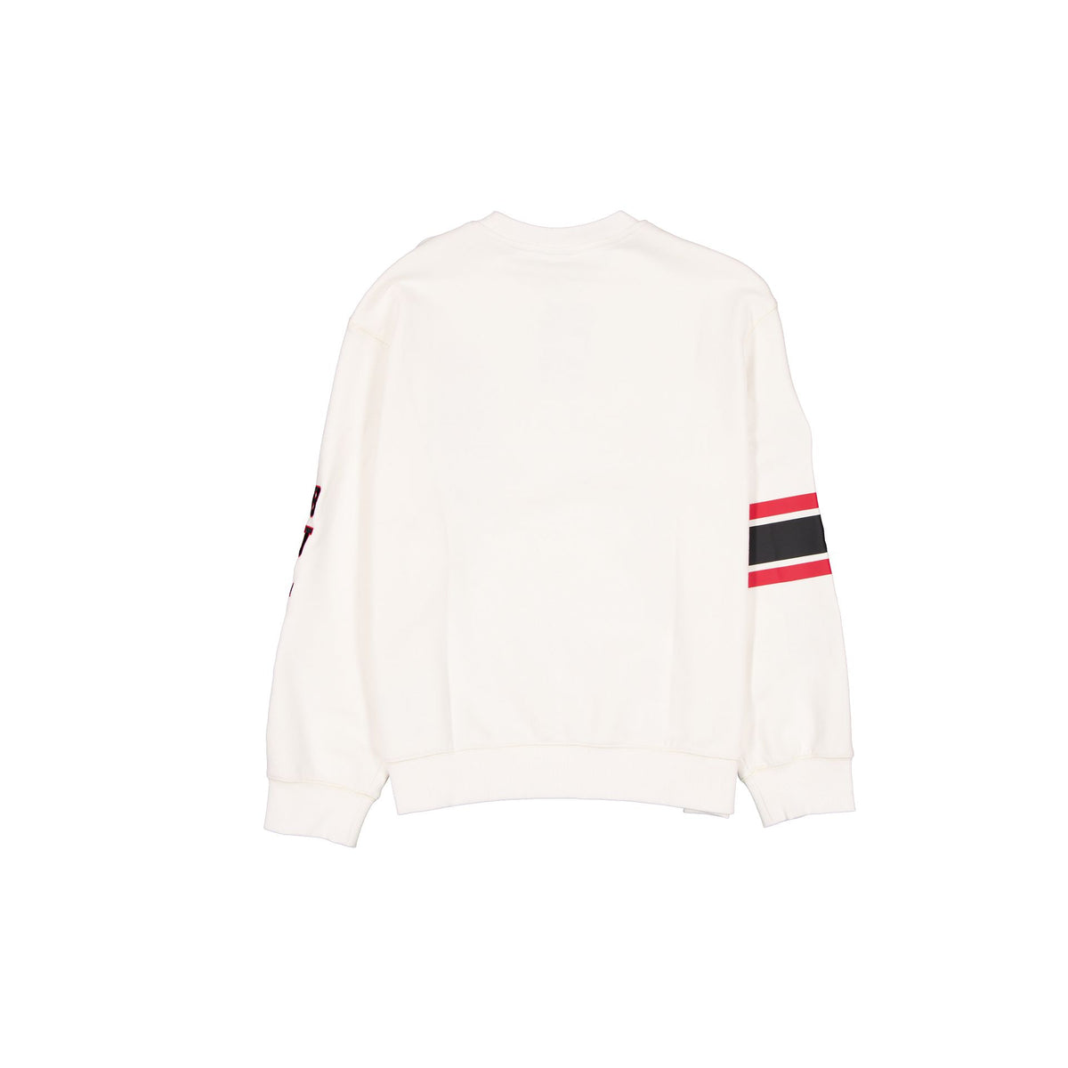 Chicago Bulls Women's Chrome White Varsity Crewneck