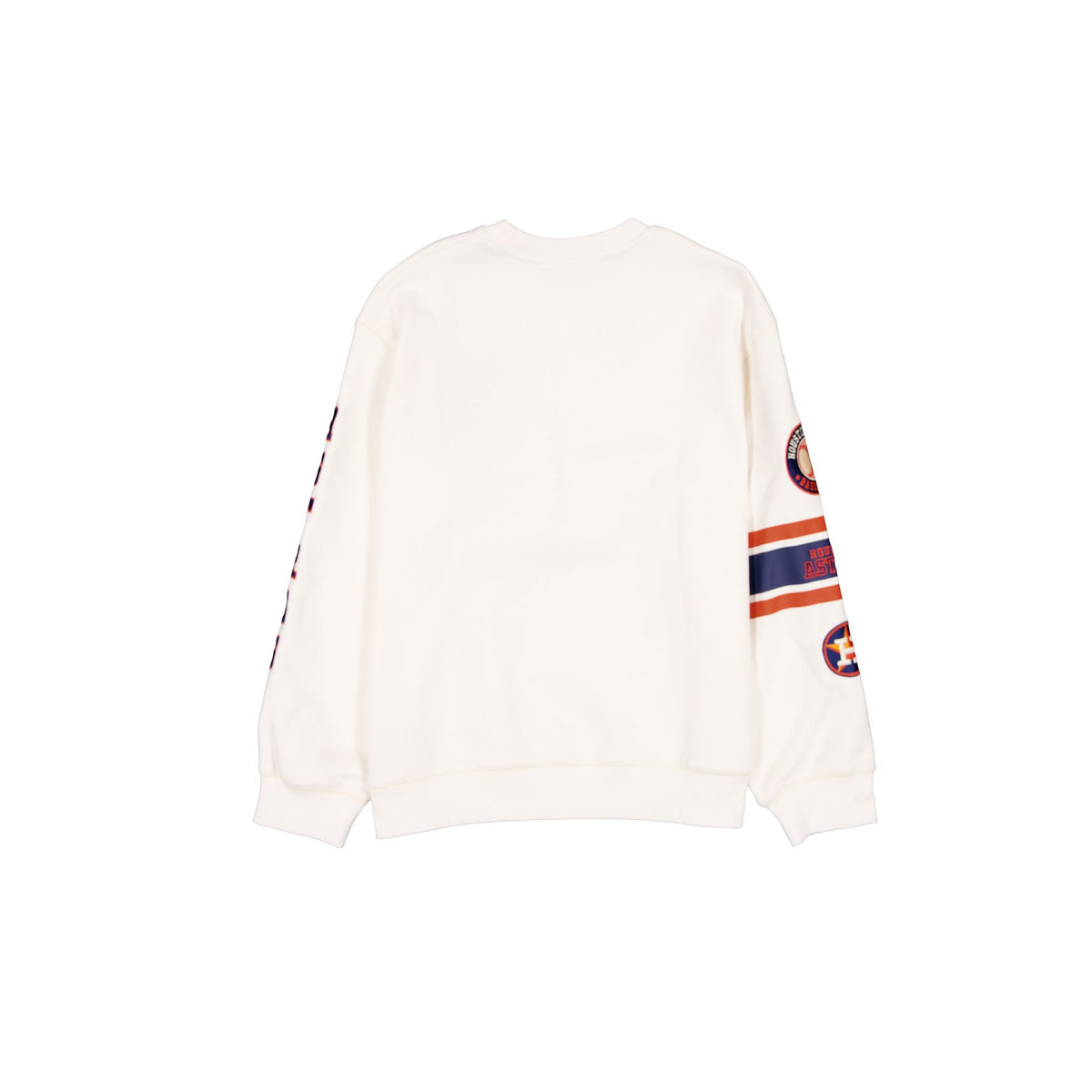 Houston Astros Women's Chrome White Varsity Crewneck