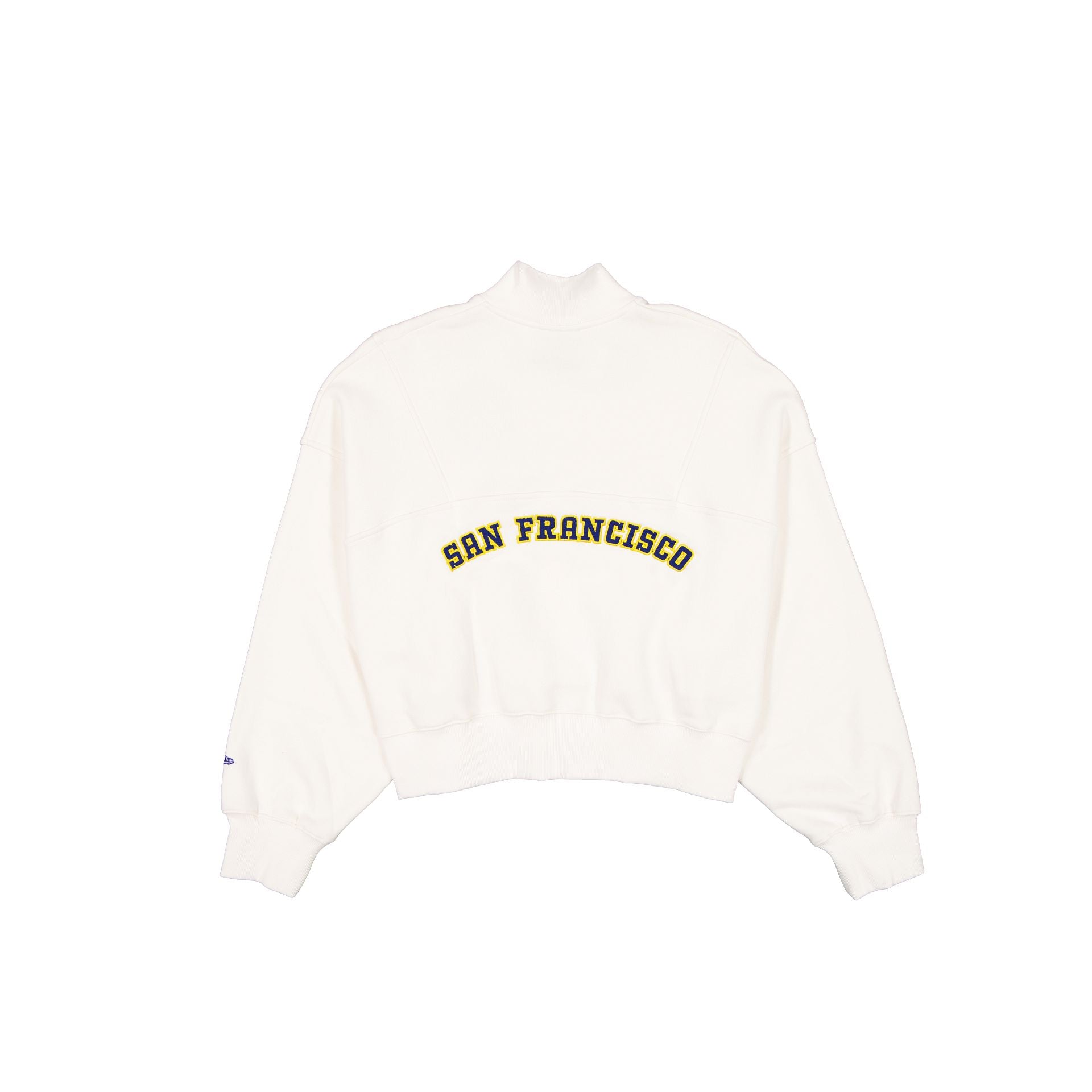 Golden State Warriors Women's Chrome White Quarter Zip