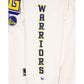 Golden State Warriors Women's Chrome White Varsity Crewneck