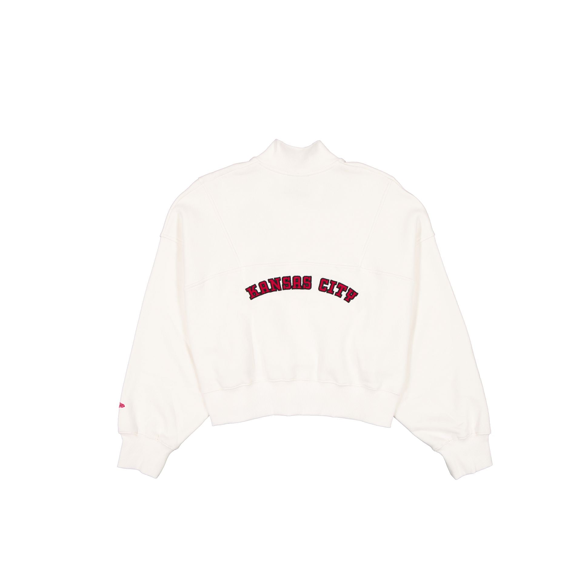Kansas City Chiefs Women's Chrome White Quarter Zip