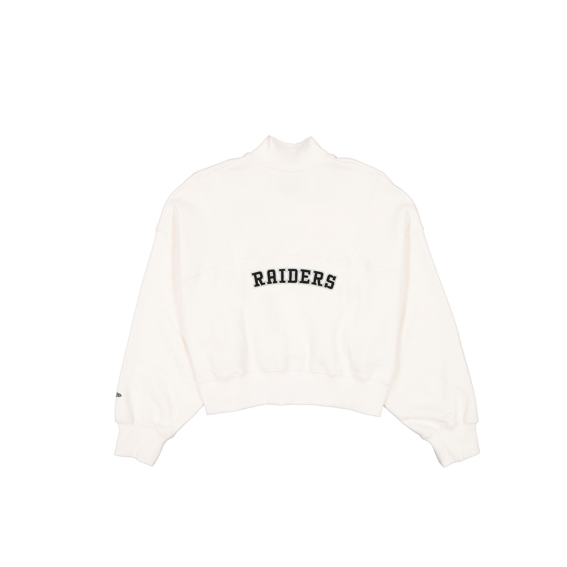 Las Vegas Raiders Women's Chrome White Quarter Zip