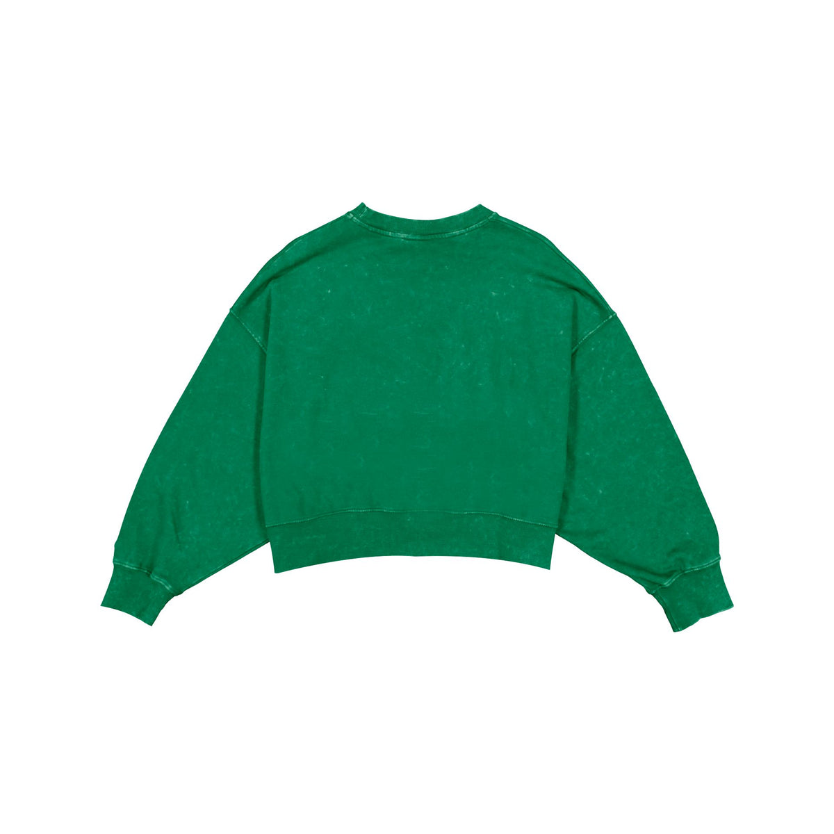 Boston Celtics Women's Throwback Cropped Washed Crewneck