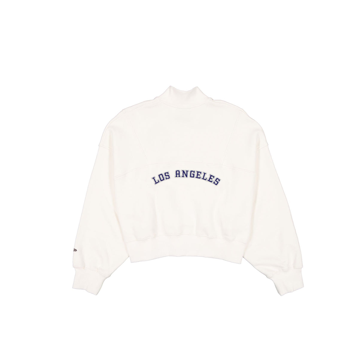 Los Angeles Dodgers Women's Chrome White Quarter Zip