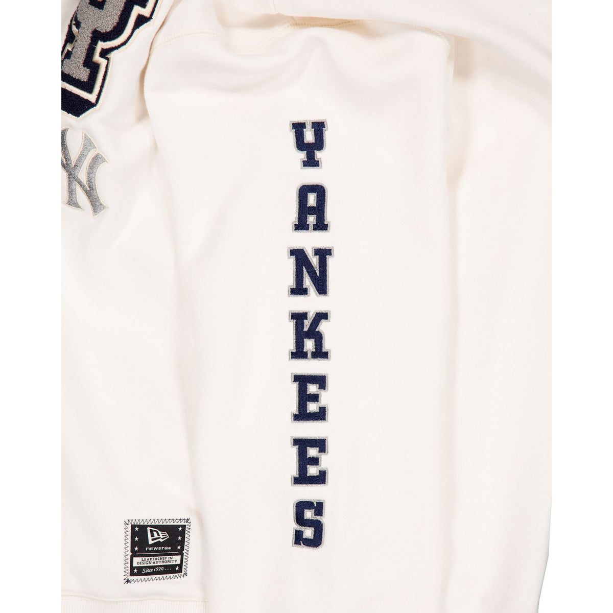 New York Yankees Women's Chrome White Varsity Crewneck