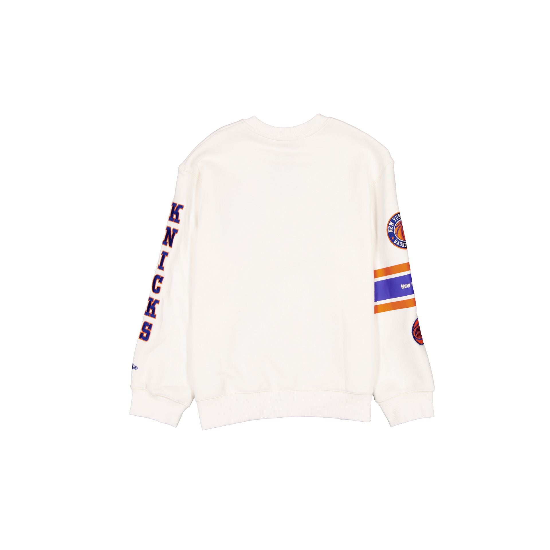 New York Knicks Women's Chrome White Varsity Crewneck