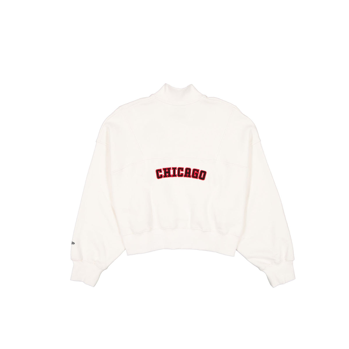 Chicago Blackhawks Women's Chrome White Quarter Zip