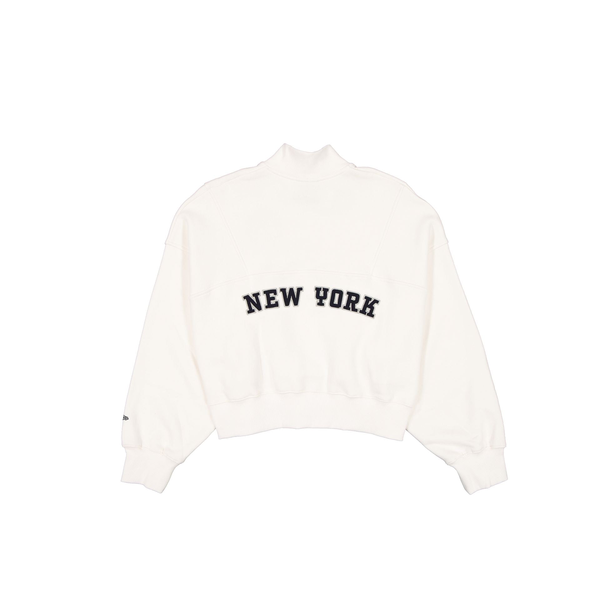 New York Yankees Women's Chrome White Quarter Zip