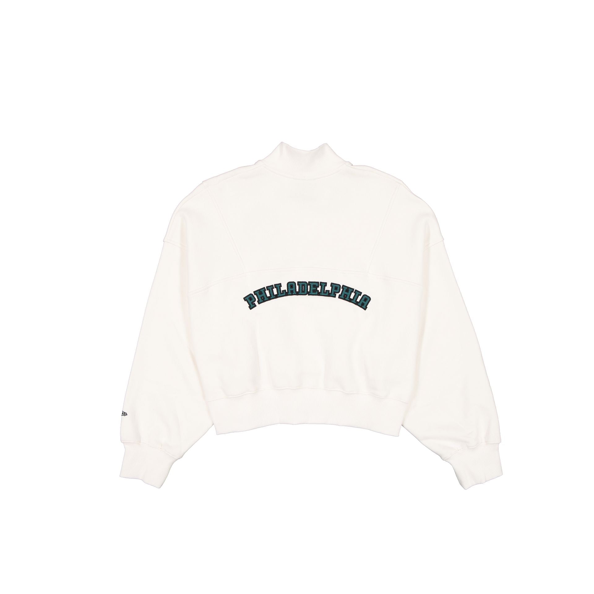 Philadelphia Eagles Women's Chrome White Quarter Zip