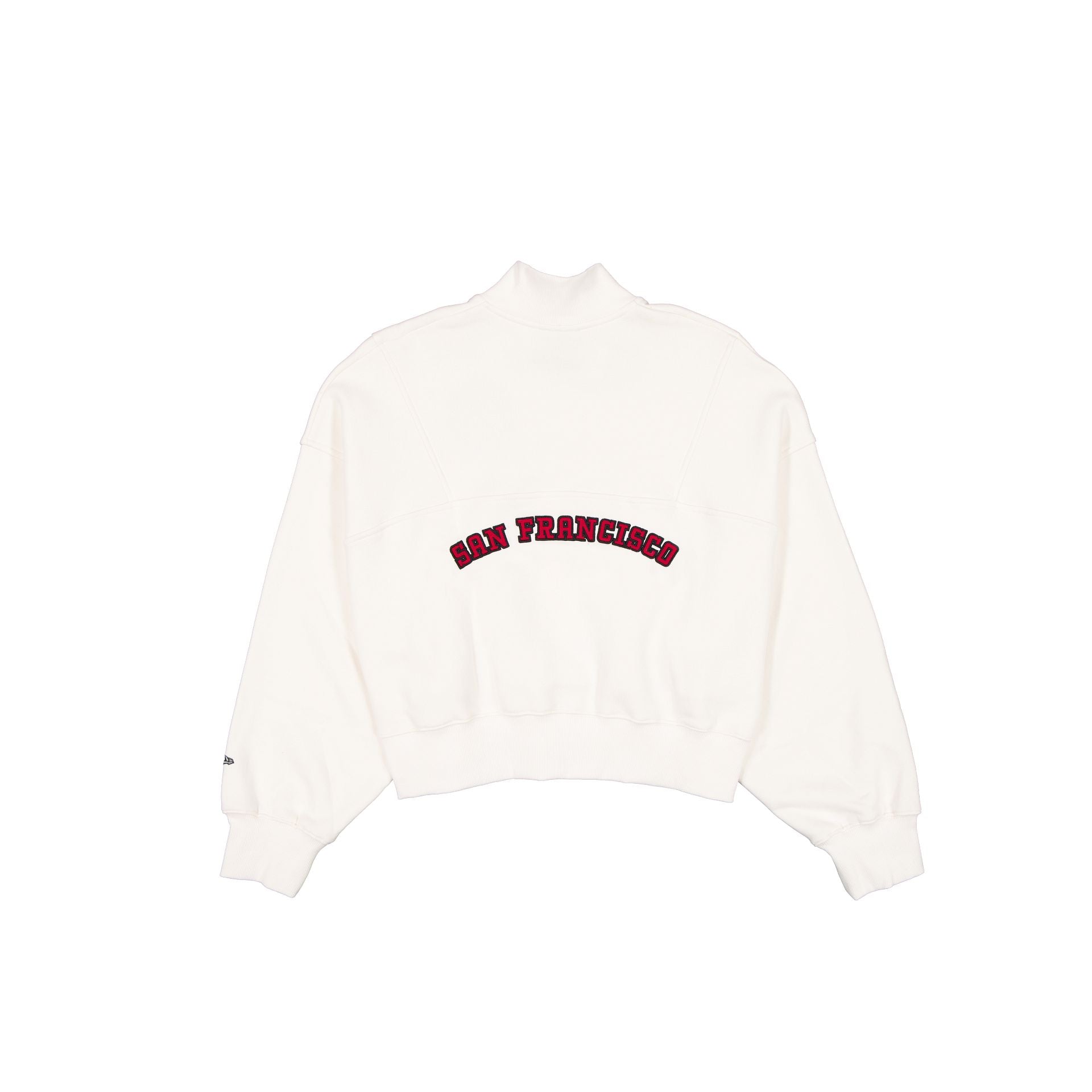 San Francisco 49ers Women's Chrome White Quarter Zip