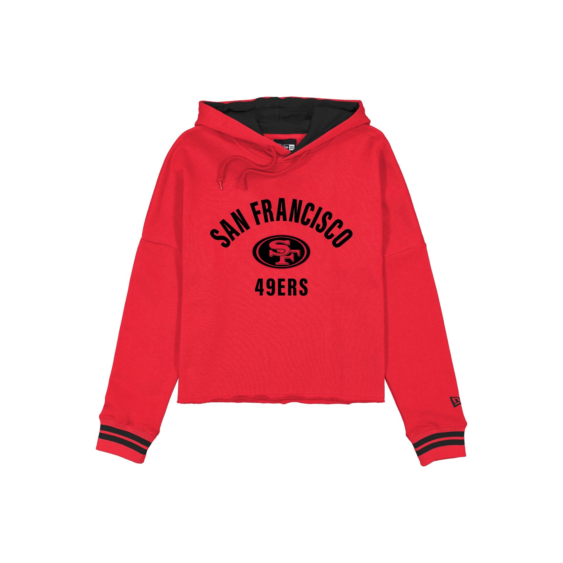 San Francisco 49ers Women's Collegiate Cropped Hoodie