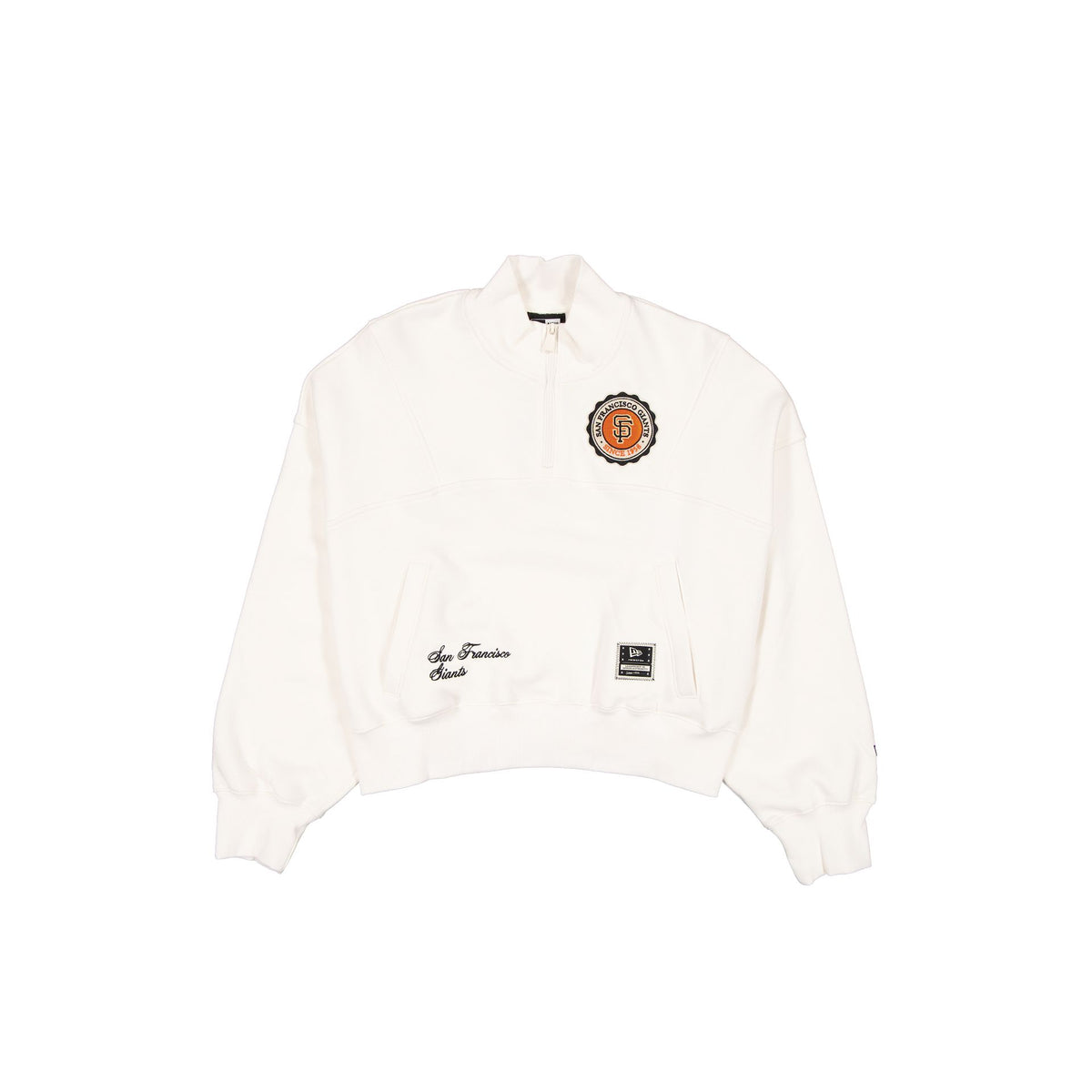 San Francisco Giants Women's Chrome White Quarter Zip