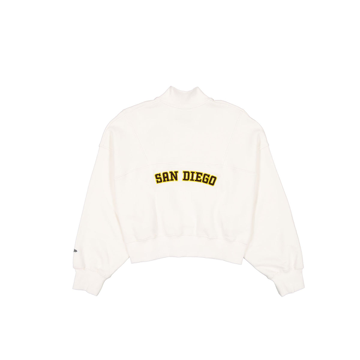San Diego Padres Women's Chrome White Quarter Zip