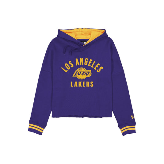 Los Angeles Lakers Women's Collegiate Cropped Hoodie