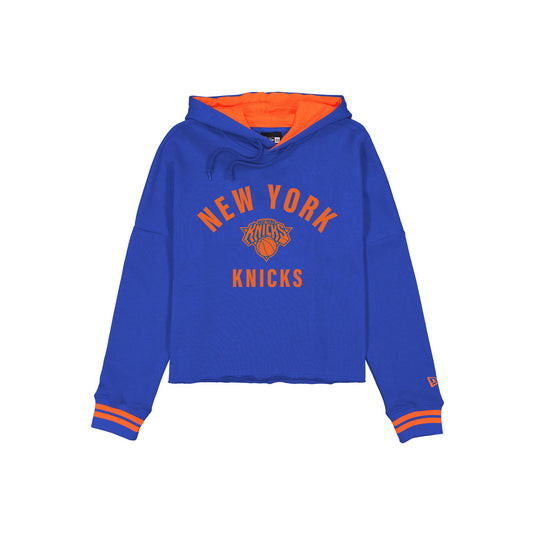 New York Knicks Women's Collegiate Cropped Hoodie