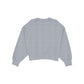 Las Vegas Raiders Women's Heather Gray Glitter Crewneck