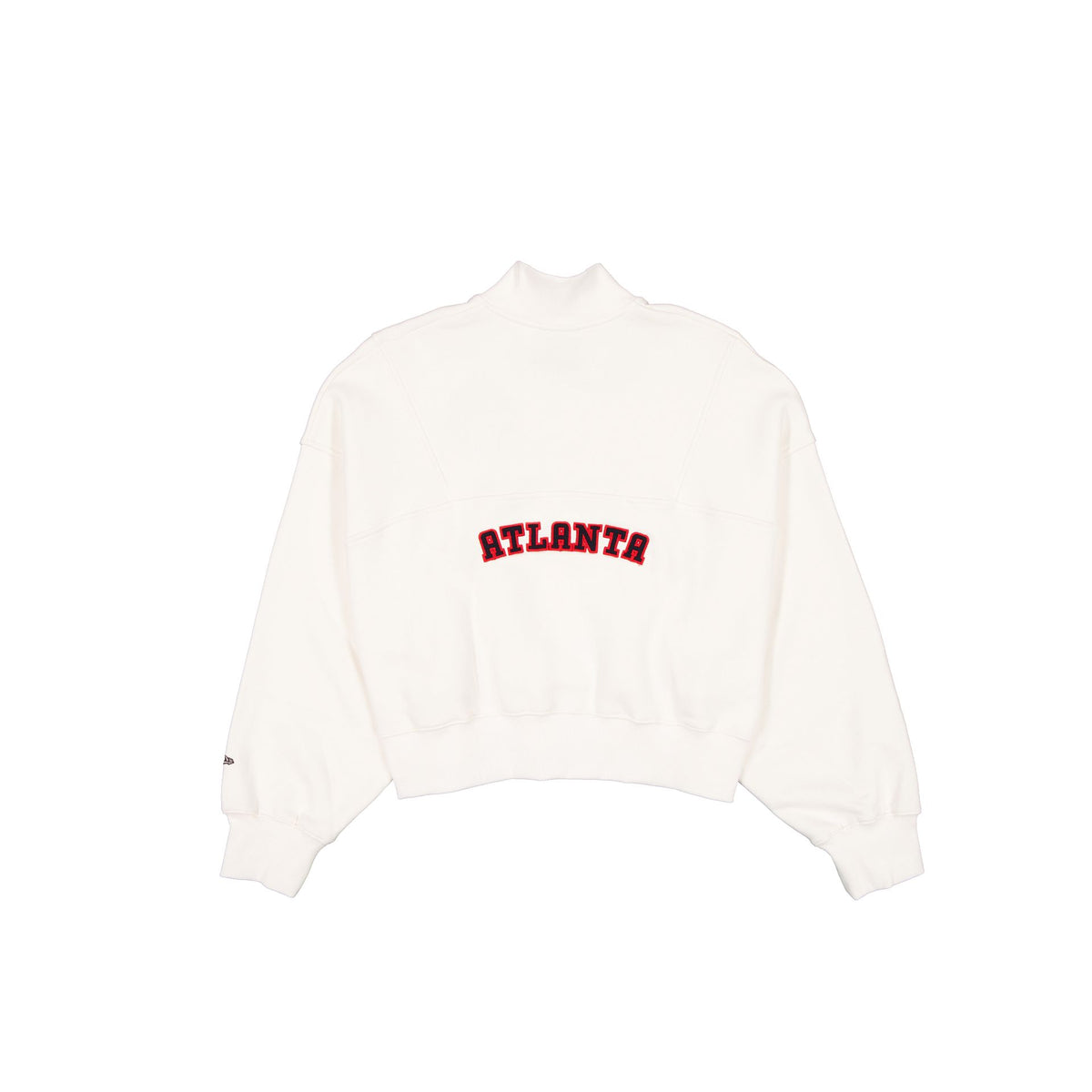 Atlanta Braves Women's Chrome White Quarter Zip
