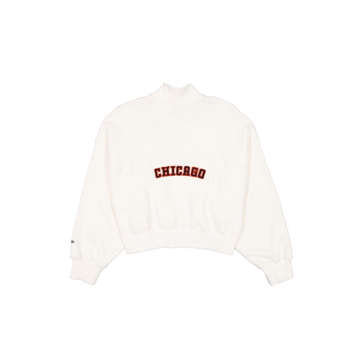Chicago Bears Women's Chrome White Quarter Zip